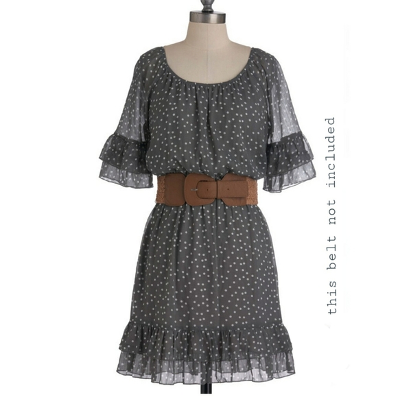 City Triangles Dresses & Skirts - City Triangles Polka Dot Ruffle Dress